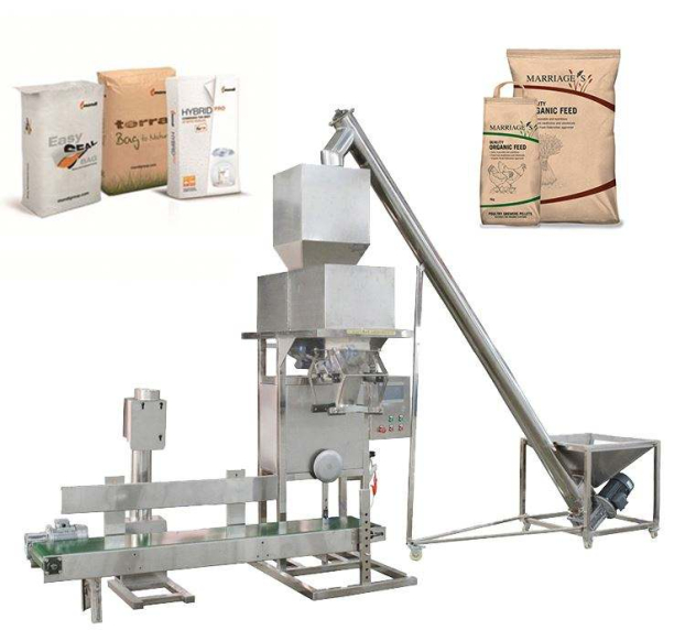Máy chiết rót và đóng gói bột bán tự động 5~100 KG