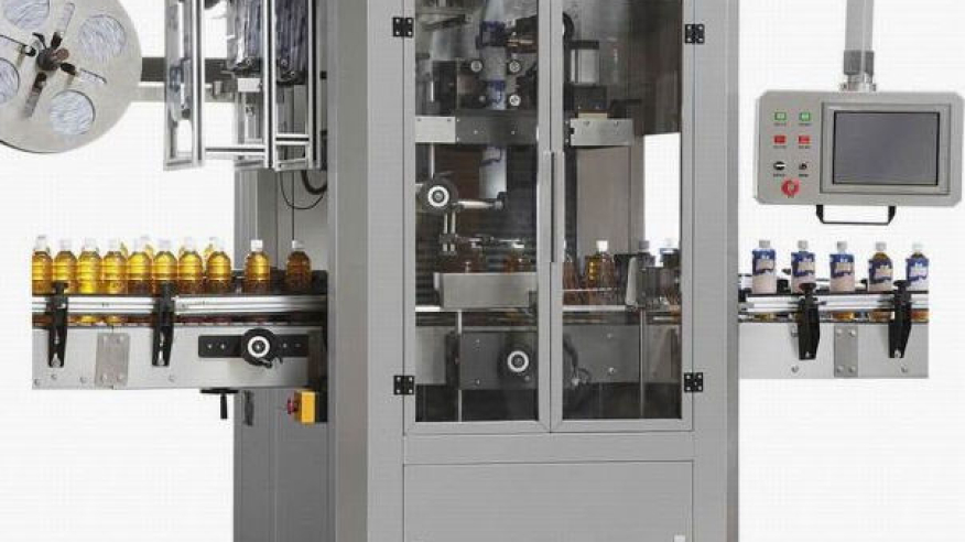 Máy dán nhãn co hoàn toàn tự động