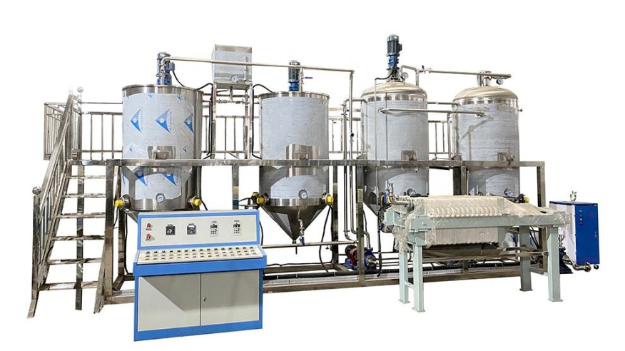 Dây chuyền ép dầu ăn, dầu thực vật