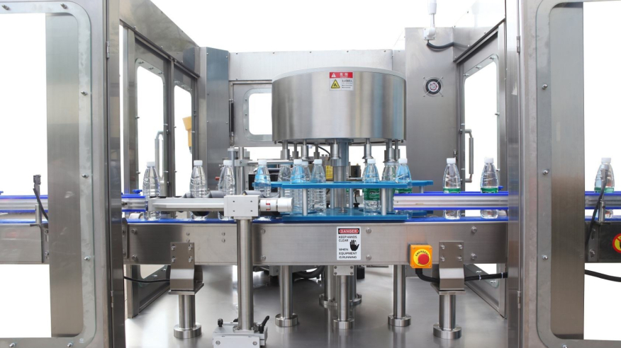 Máy dán nhãn keo nhiệt nóng chảy dạng xoay