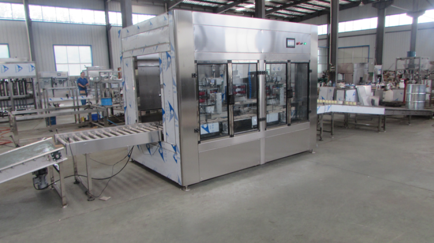 Máy chiết rót cân theo trọng lượng tự động cho thùng 200L