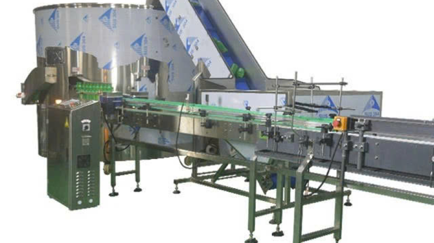 Máy sắp chai xoay hoàn toàn tự động