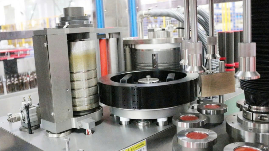 Máy dán nhãn keo nước dạng xoay